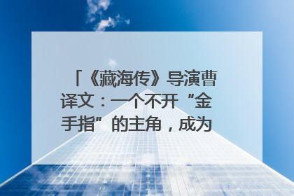 《藏海传》导演曹译文：一个不开“金手指”的主角，成为苍生守护者