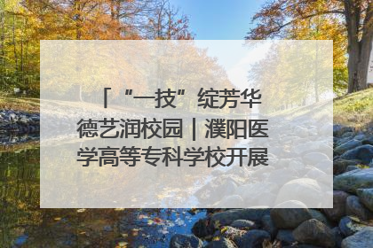 “一技”绽芳华 德艺润校园｜濮阳医学高等专科学校开展丰富多彩的职业教育活动周主题活动