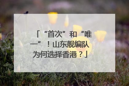 “首次”和“唯一”！山东舰编队为何选择香港？