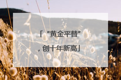 “黄金平替”，创十年新高