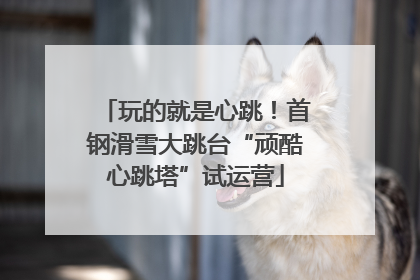 玩的就是心跳！首钢滑雪大跳台“顽酷心跳塔”试运营