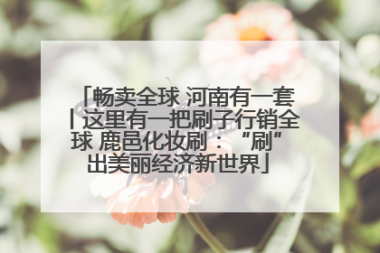 畅卖全球 河南有一套丨这里有一把刷子行销全球 鹿邑化妆刷：“刷”出美丽经济新世界