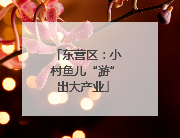 东营区：小村鱼儿“游”出大产业