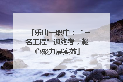 乐山一职中：“三名工程”迎终考，凝心聚力展实效