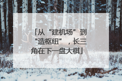 从“建机场”到“造枢纽”，长三角在下一盘大棋