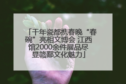 千年瓷都携春晚“春碗”亮相文博会 江西馆2000余件展品尽显赣鄱文化魅力