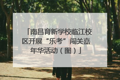 南昌育新学校临江校区开展“乐考”闯关嘉年华活动（图）