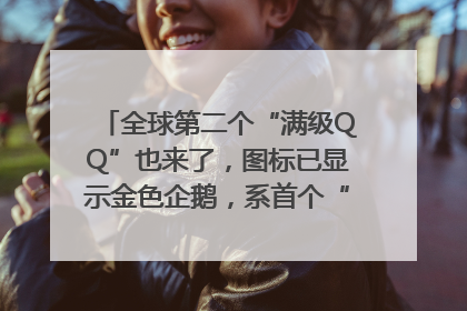 全球第二个“满级QQ”也来了，图标已显示金色企鹅，系首个“满级QQ”的小号