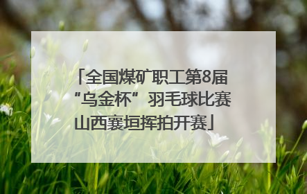 全国煤矿职工第8届“乌金杯”羽毛球比赛山西襄垣挥拍开赛