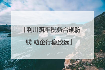 利川筑牢税务合规防线 助企行稳致远