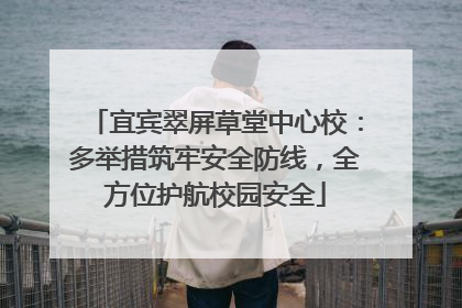 宜宾翠屏草堂中心校：多举措筑牢安全防线，全方位护航校园安全