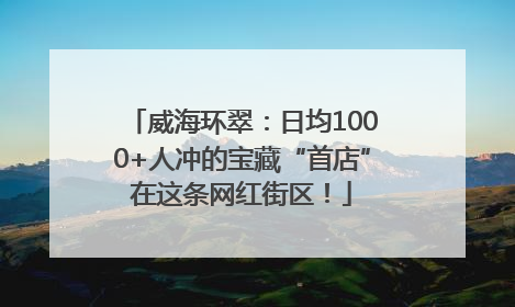 威海环翠：日均1000+人冲的宝藏“首店”在这条网红街区！