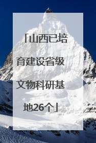 山西已培育建设省级文物科研基地26个