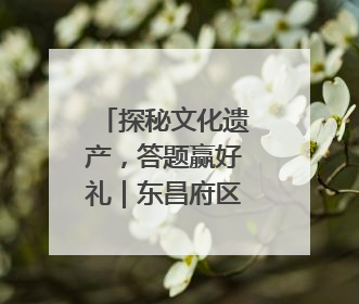 探秘文化遗产，答题赢好礼｜东昌府区文化和自然遗产日主题活动来袭！