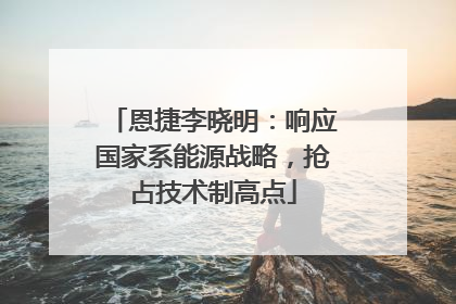 恩捷李晓明：响应国家系能源战略，抢占技术制高点