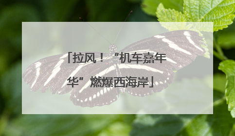 拉风！“机车嘉年华”燃爆西海岸