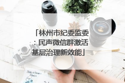 林州市纪委监委：民声微信群激活基层治理新效能