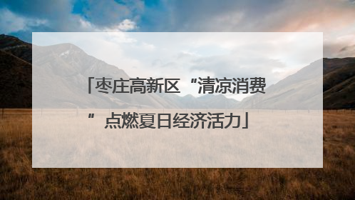 枣庄高新区“清凉消费”点燃夏日经济活力