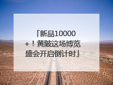 新品10000+！黄陂这场博览盛会开启倒计时