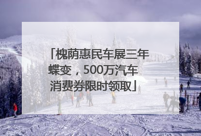 槐荫惠民车展三年蝶变，500万汽车消费券限时领取