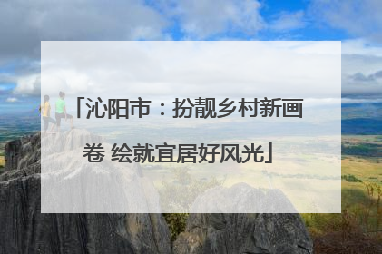 沁阳市：扮靓乡村新画卷 绘就宜居好风光