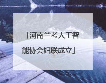 河南兰考人工智能协会妇联成立