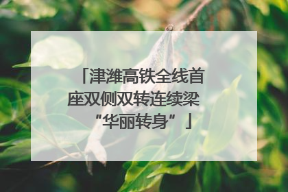 津潍高铁全线首座双侧双转连续梁“华丽转身”