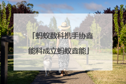 蚂蚁数科携手协鑫能科成立蚂蚁鑫能