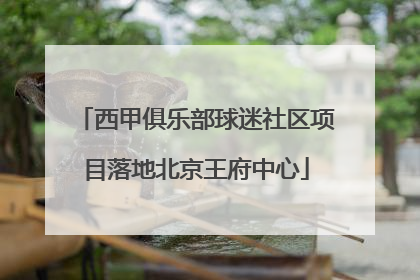 西甲俱乐部球迷社区项目落地北京王府中心