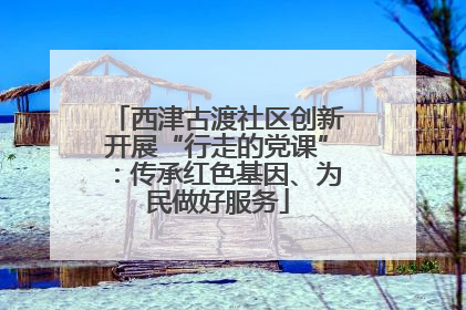 西津古渡社区创新开展“行走的党课”：传承红色基因、为民做好服务