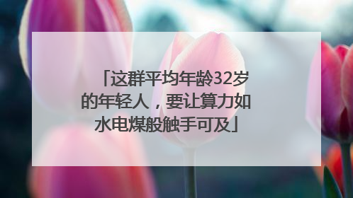 这群平均年龄32岁的年轻人，要让算力如水电煤般触手可及