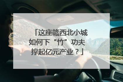 这座赣西北小城如何下“竹”功夫撑起亿元产业？