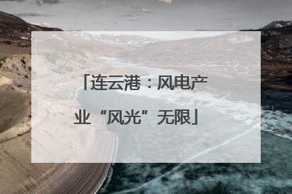 连云港：风电产业“风光”无限