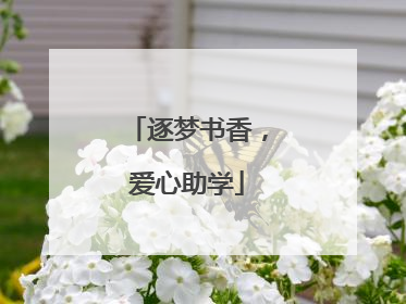 逐梦书香，爱心助学