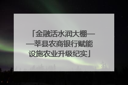 金融活水润大棚——莘县农商银行赋能设施农业升级纪实