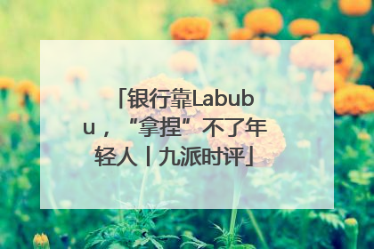银行靠Labubu，“拿捏”不了年轻人丨九派时评