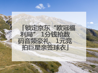 锁定京东“欧冠福利局” 1分钱抢数码音频豪礼、1元竞拍巨星亲签球衣