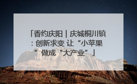 香约庆阳｜庆城桐川镇：创新求变 让“小苹果”做成“大产业”