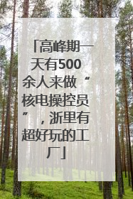 高峰期一天有500余人来做“核电操控员”，浙里有超好玩的工厂