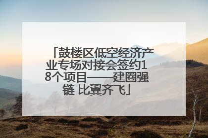 鼓楼区低空经济产业专场对接会签约18个项目——建圈强链 比翼齐飞