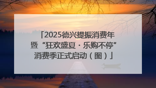 2025德兴提振消费年暨“狂欢盛夏・乐购不停”消费季正式启动（图）
