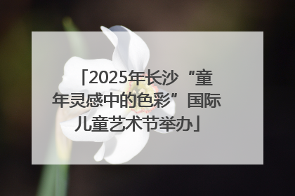 2025年长沙“童年灵感中的色彩”国际儿童艺术节举办