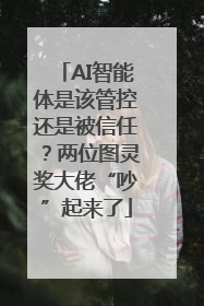 AI智能体是该管控还是被信任？两位图灵奖大佬“吵”起来了